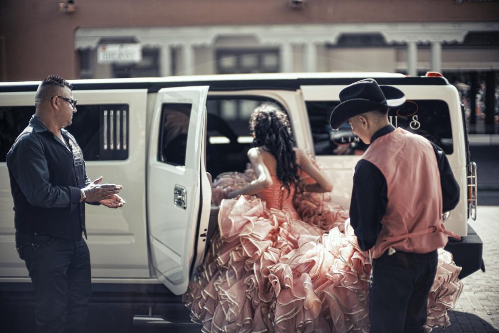 Quinceanera Sweet 16 Party Bus Rental Limo Bus Transportation Services