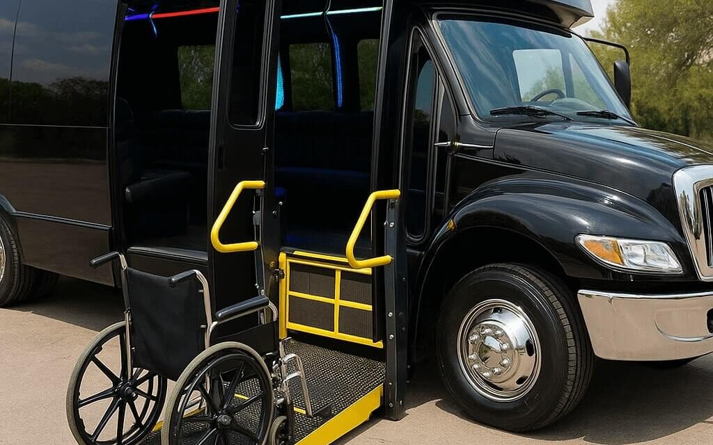party bus with wheelchair lift